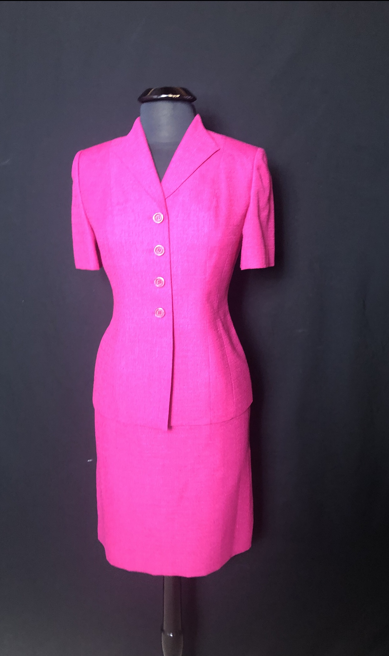pink Le suit/ skirt suit – Show Dog Handlers Suits